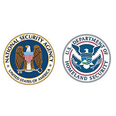 NSA and DHS logos