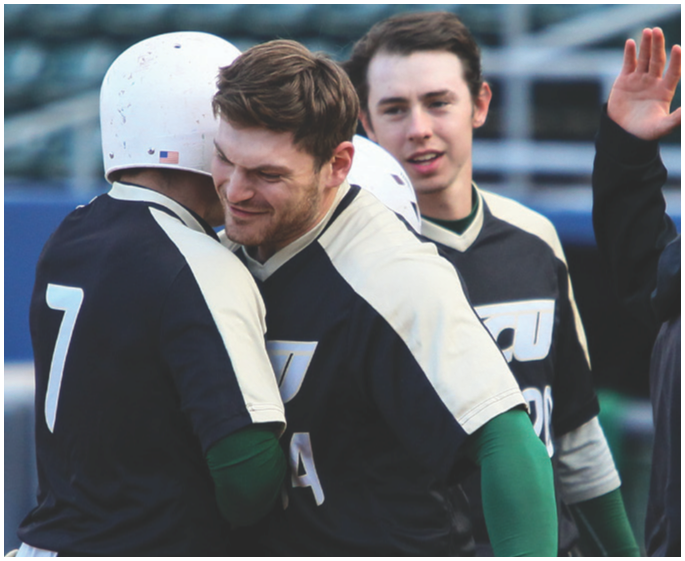NJCU baseball players.