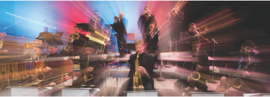 NJCU Jazz Ensemble performing.