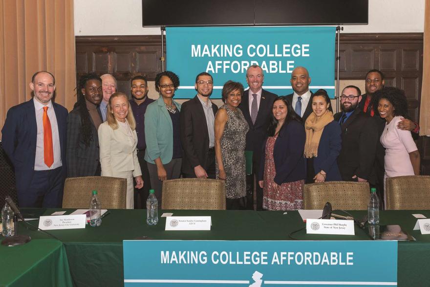 Making College Affordable roundtable participants.