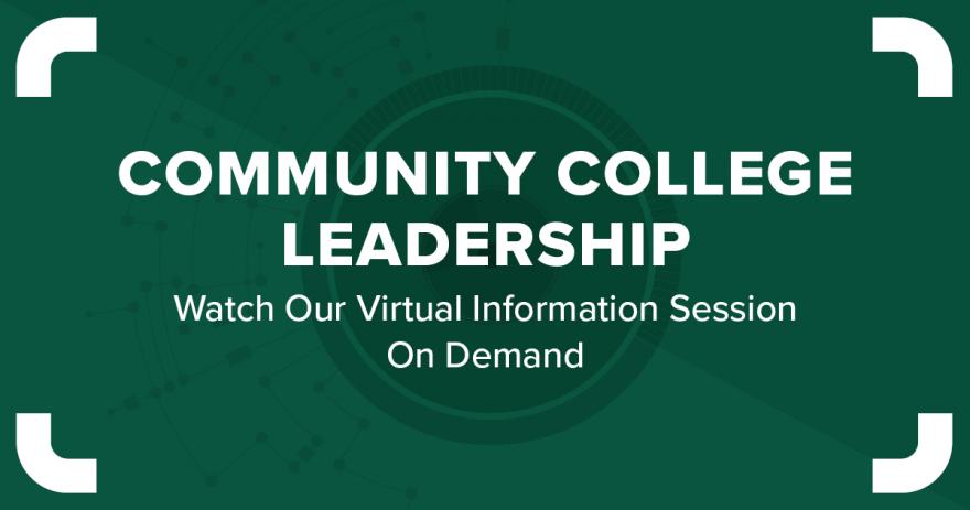 Watch our Virtual Information Session 
