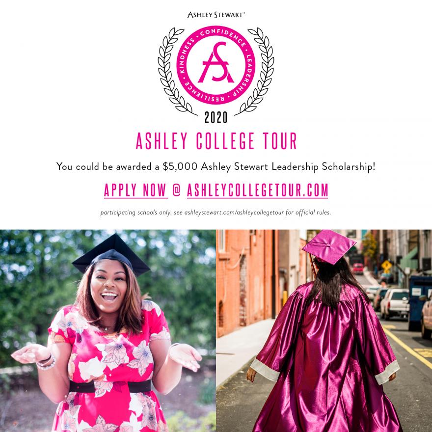 Ashley Stewart Scholarship 2020 flyer