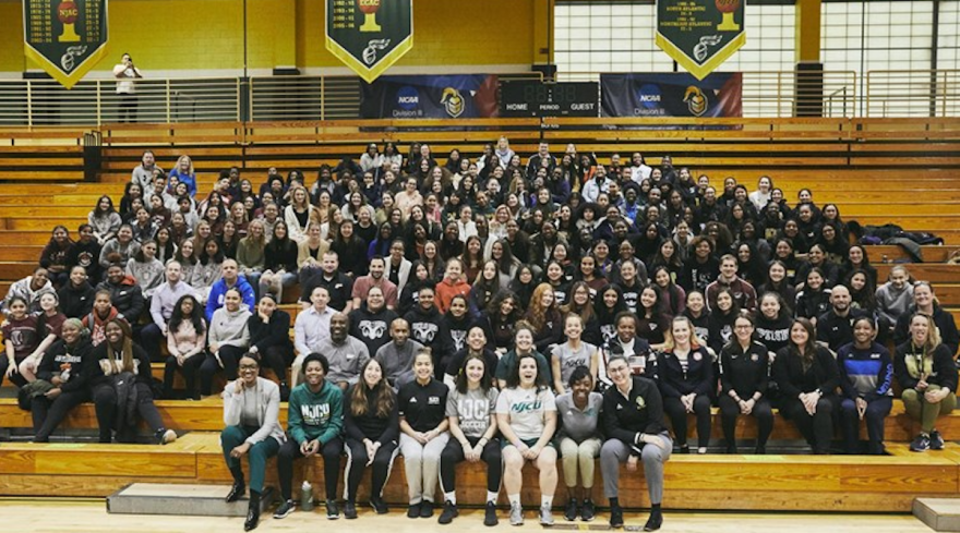 Group shot of student athletes
