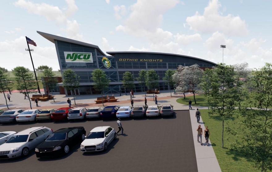Athletics Facilities Expansion Rendering Close Up