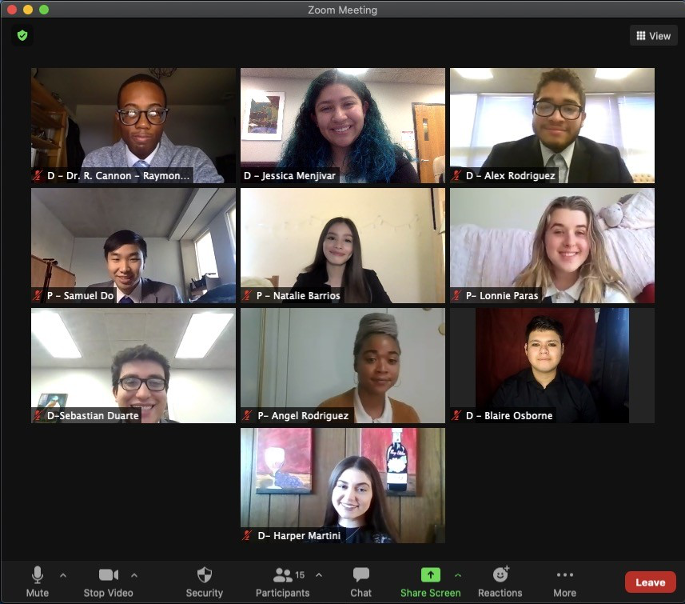 CPS Health Sciences Zoom Screenshot