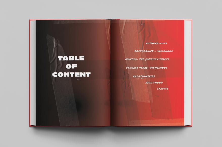 Table of Content Book Mockup