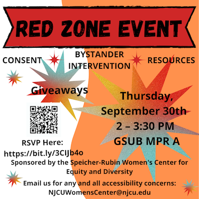 red zone event flyer