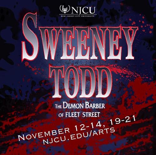Sweeney Todd Musical banner announcement November 2021