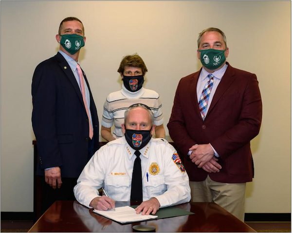 NJF SIGNING CEREMONY POSE