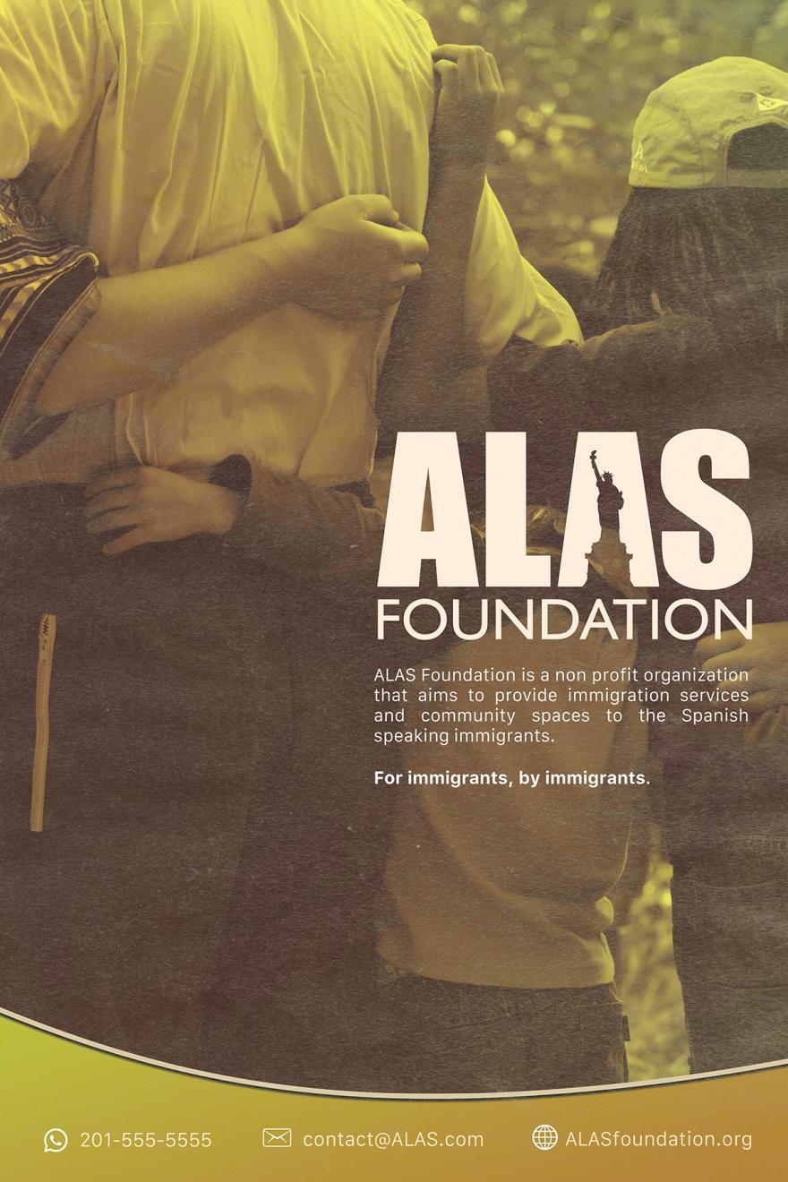 ALAS Foundation - Advertising Poster in English Version One