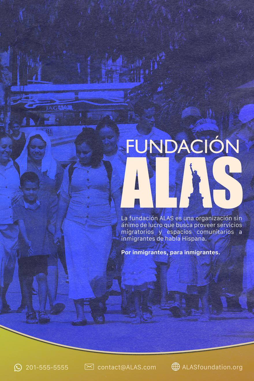 Fundación ALAS - Advertising Poster in Spanish Version Two