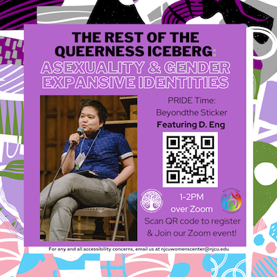queerness iceberg poster small with qr code