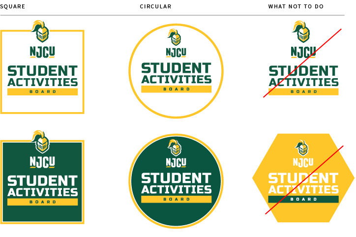 Spirit co-branded logo examples