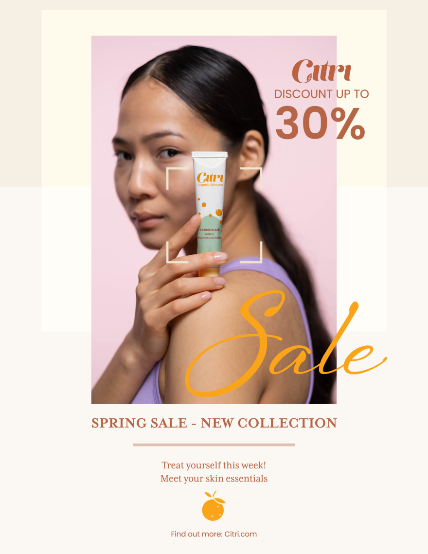 Ad for a skin care product