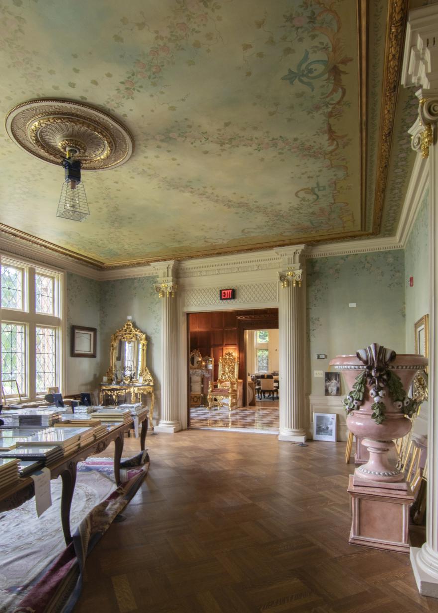 Photograph of an antique room