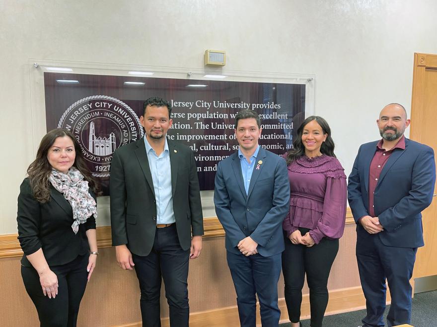 President Acebo and Adrian Franco with GLACO Leadership (2023.10-27)