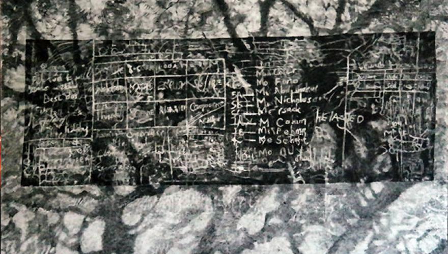 Hugo Bastides painting titled Codefication