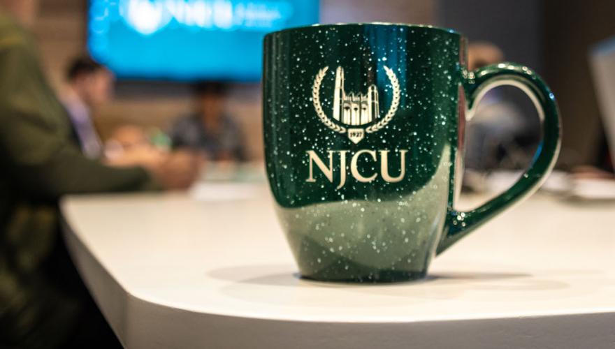 Coffee Cup with NJCU logo