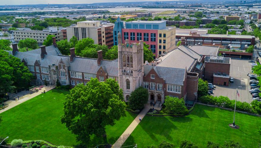 Campus from photographed by Drone