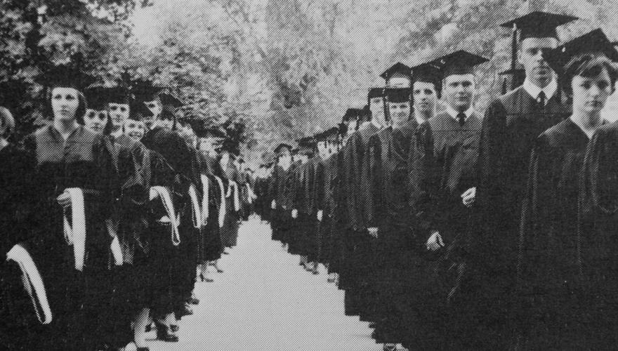 Graduation Ceremony from 1965