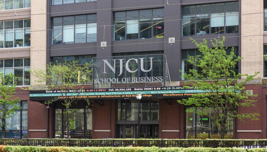 NJCU Zoom Background: School of Business