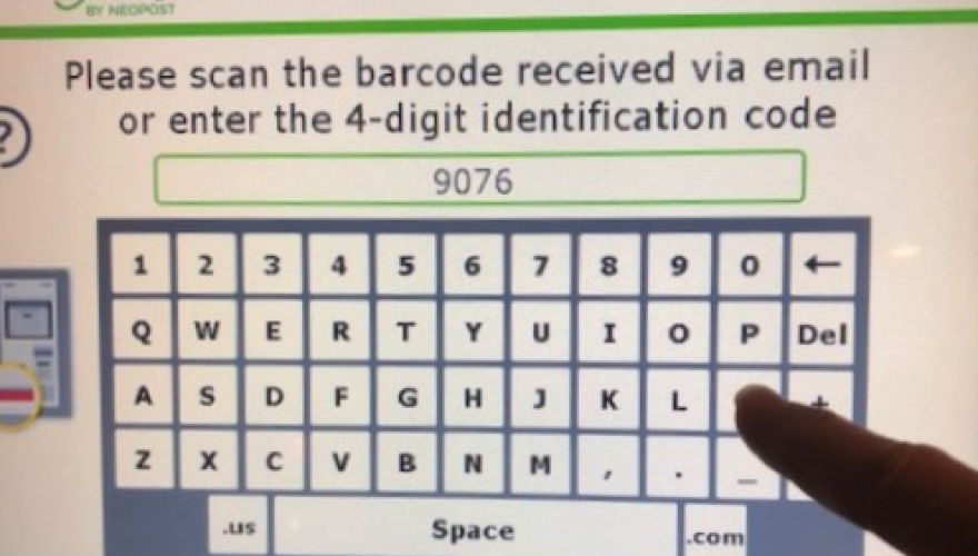 SmartLocker Enter PIN Screen Shot