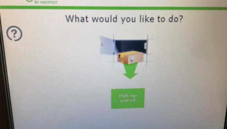 SmartLocker Starting Screen Shot