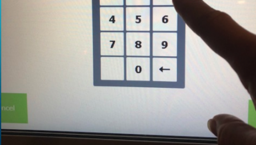 SmartLocker Enter Validation Code Screen Shot