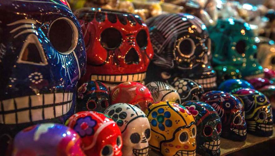 Day of the dead skulls