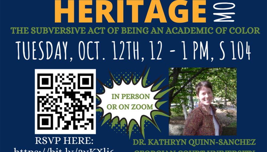 Hispanic Heritage Month Event 2021 flyer