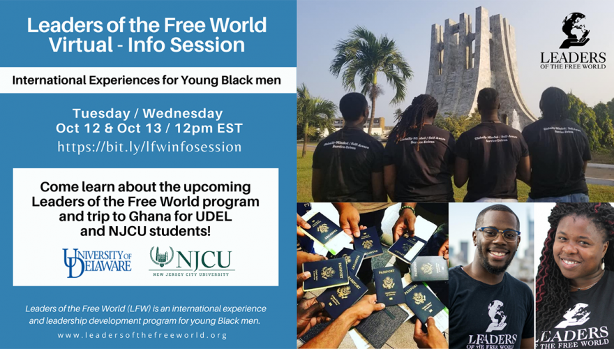 Leaders of the Free World Virtual Info Session 2021 flyer