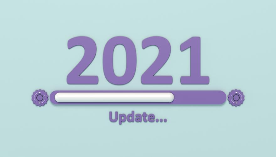 New Year 2021 update digital concept - stock photo GettyImages-1284616728