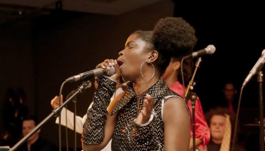 Singer Performing