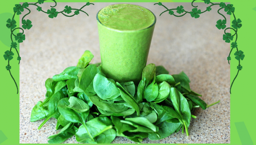 green drink and greens poster crop