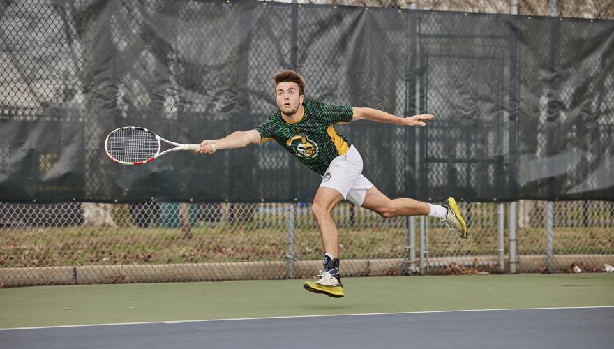 NJCU Men's Tennis Player