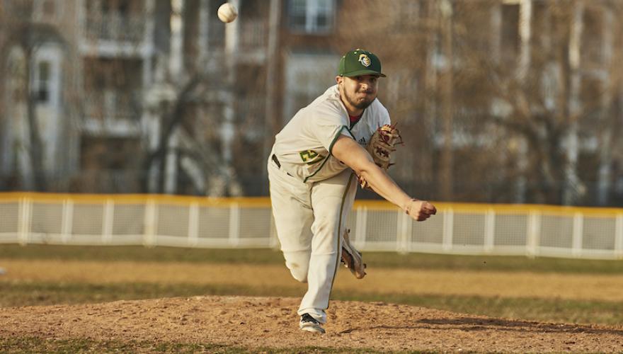 BASEBALL PLAYER THROWING BALL