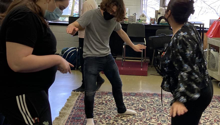 DALCROZE COURSE STANDING STUDENTS 