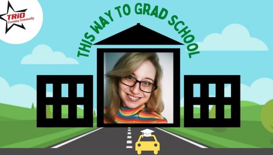 This Way To Grad School flyer image