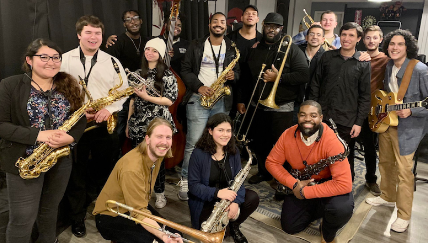 winter jazz festival group