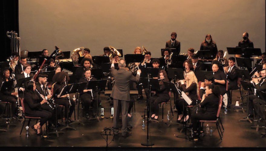 HIDDEN GEMS group of musicians on stage