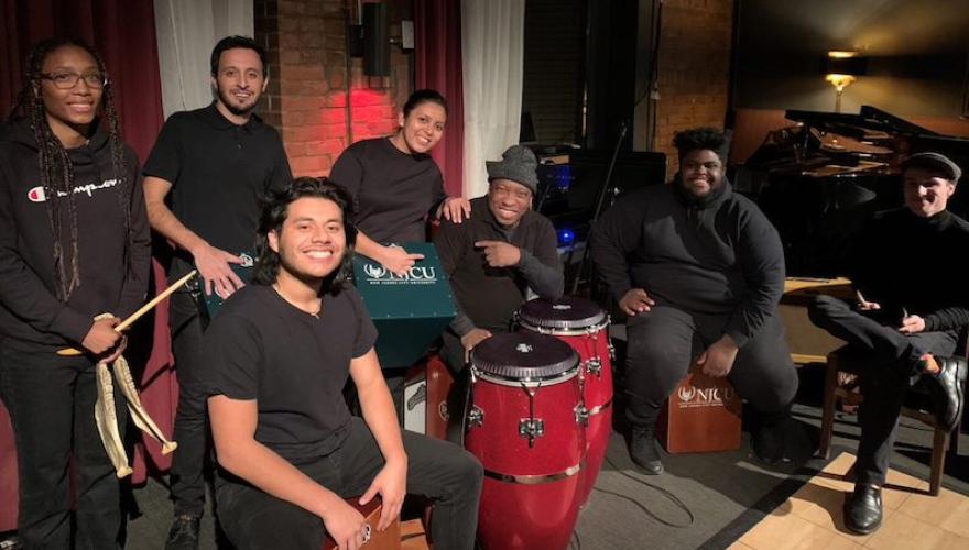 SPRING JAZZ FESTIVAL GROUP SEATED