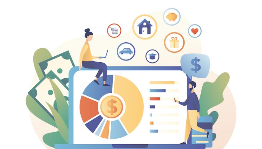 banking budget graphic