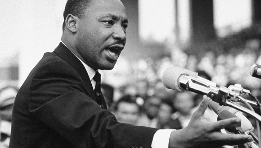 MARTIN LUTHER KING JR SPEAKING