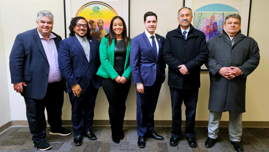 Ecuadorian visit group photo