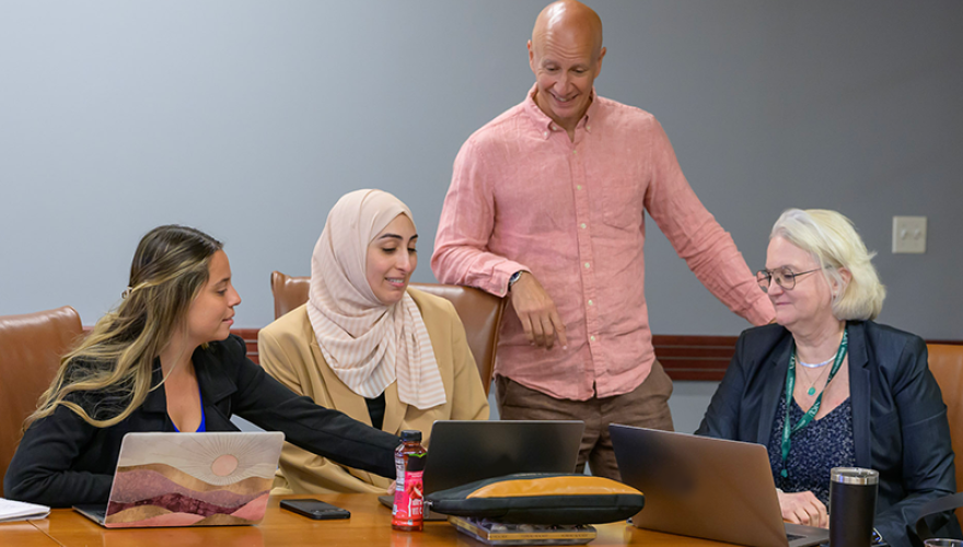 Group of Grad students.
