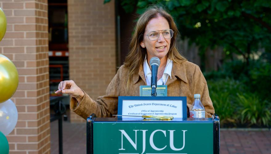 Dr. Michelle Rosen speaking