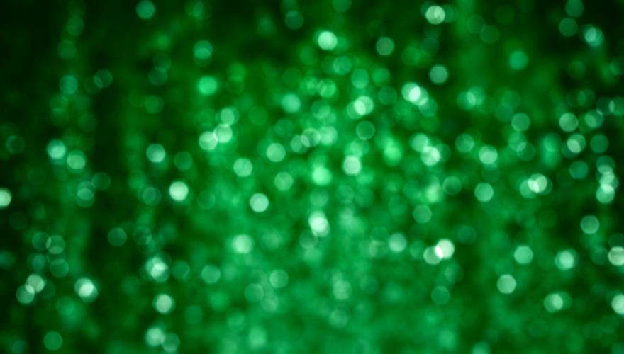 green abstract glitter