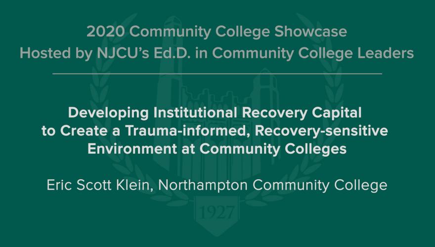 Developing Institutional Recovery Capital to Create a Trauma-informed Recovery-sensitive Environment Video Description
