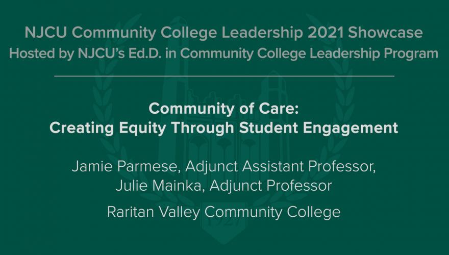 Community of Care: Creating Equity Through Student Engagement video title