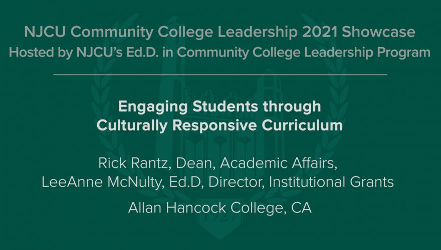 Engaging Students through Culturally Responsive Curriculum video screenshot